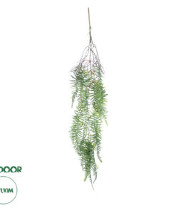 GloboStar® Artificial Garden ASPARAGUS HANGING PLANT 20619 Τεχνητό Διακοσμητικό Κρεμαστό Φυτό Σπαράγγι Υ110cm