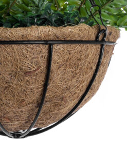 GloboStar® Artificial Garden FERN HANGING PLANT 20624 Τεχνητό Κρεμαστό Διακοσμητικό Φυτό Φτέρης Y45cm