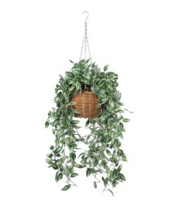 GloboStar® Artificial Garden GOLDEN BELL WILLOW HANGING PLANT 20627 Τεχνητό Κρεμαστό Διακοσμητικό Φυτό Ιτίας Y80cm
