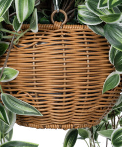 GloboStar® Artificial Garden GOLDEN BELL WILLOW HANGING PLANT 20627 Τεχνητό Κρεμαστό Διακοσμητικό Φυτό Ιτίας Y80cm