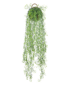 GloboStar® Artificial Garden GOLDEN BELL WILLOW 1 HANGING PLANT 20630 Κρεμαστό Τεχνητό Διακοσμητικό Φυτό Ιτίας Y110cm