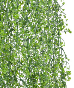 GloboStar® Artificial Garden GOLDEN BELL WILLOW 1 HANGING PLANT 20630 Κρεμαστό Τεχνητό Διακοσμητικό Φυτό Ιτίας Y110cm