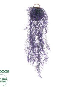 GloboStar® Artificial Garden GOLDEN BELL WILLOW 3 HANGING PLANT 20631 Κρεμαστό Τεχνητό Διακοσμητικό Φυτό Ιτίας Y110cm