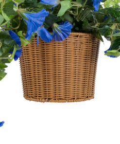 GloboStar® Artificial Garden MORNING GLORY HANGING PLANT 20636 Τεχνητό Κρεμαστό Διακοσμητικό Φυτό Ορτανσίας Y55cm