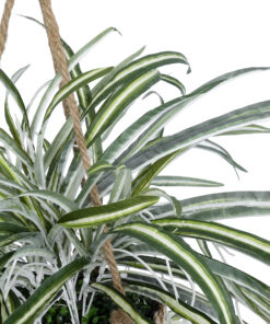 GloboStar® Artificial Garden CHLOROPHYTUM COMOSUM HANGING PLANT 20638 Τεχνητό Κρεμαστό Διακοσμητικό Χλωρόφυτο Y50cm