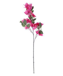 GloboStar® Artificial Garden BOUGAUVILLEA BRANCH 20643 Τεχνητό Διακοσμητικό Κλαδί Μπουκανβίλιας Φουξ Y80cm