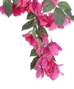 GloboStar® Artificial Garden BOUGAUVILLEA BRANCH 20643 Τεχνητό Διακοσμητικό Κλαδί Μπουκανβίλιας Φουξ Y80cm