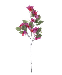 GloboStar® Artificial Garden BOUGAUVILLEA BRANCH 20644 Τεχνητό Διακοσμητικό Κλαδί Μπουκανβίλιας Φουξ Y80cm