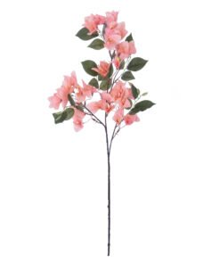 GloboStar® Artificial Garden BOUGAUVILLEA BRANCH 20647 Τεχνητό Διακοσμητικό Κλαδί Μπουκανβίλιας Ροζ – Πορτοκαλί Y80cm