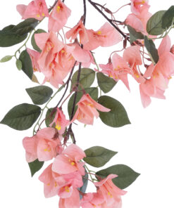 GloboStar® Artificial Garden BOUGAUVILLEA BRANCH 20647 Τεχνητό Διακοσμητικό Κλαδί Μπουκανβίλιας Ροζ – Πορτοκαλί Y80cm