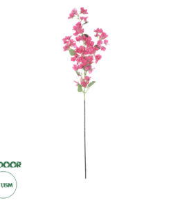 GloboStar® Artificial Garden BOUGAUVILLEA BRANCH 20649 Τεχνητό Διακοσμητικό Κλαδί Μπουκανβίλιας Φουξ Y115cm