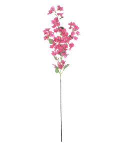 GloboStar® Artificial Garden BOUGAUVILLEA BRANCH 20649 Τεχνητό Διακοσμητικό Κλαδί Μπουκανβίλιας Φουξ Y115cm