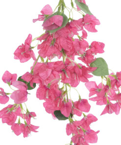 GloboStar® Artificial Garden BOUGAUVILLEA BRANCH 20649 Τεχνητό Διακοσμητικό Κλαδί Μπουκανβίλιας Φουξ Y115cm