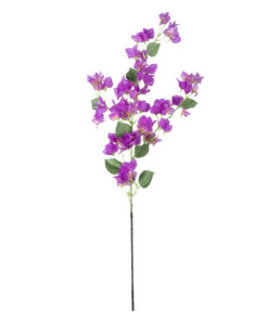 GloboStar® Artificial Garden BOUGAUVILLEA BRANCH 20650 Τεχνητό Διακοσμητικό Κλαδί Μπουκανβίλιας Μωβ Y115cm