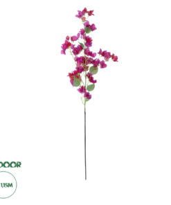 GloboStar® Artificial Garden BOUGAUVILLEA BRANCH 20652 Τεχνητό Διακοσμητικό Κλαδί Μπουκανβίλιας Φουξ Y115cm