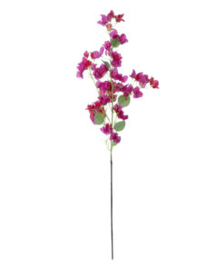 GloboStar® Artificial Garden BOUGAUVILLEA BRANCH 20652 Τεχνητό Διακοσμητικό Κλαδί Μπουκανβίλιας Φουξ Y115cm