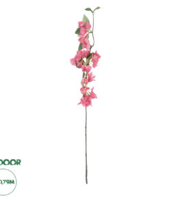 GloboStar® Artificial Garden BOUGANVILLEA BRANCH 20653 Τεχνητό Διακοσμητικό Κλαδί Βουκαμβίλιας Y79cm
