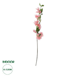GloboStar® Artificial Garden BOUGAUVILLEA BRANCH 20655 Τεχνητό Διακοσμητικό Κλαδί Μπουκανβίλιας Ροζ – Πορτοκαλί Y80cm