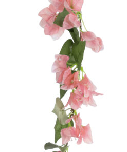 GloboStar® Artificial Garden BOUGAUVILLEA BRANCH 20655 Τεχνητό Διακοσμητικό Κλαδί Μπουκανβίλιας Ροζ – Πορτοκαλί Y80cm