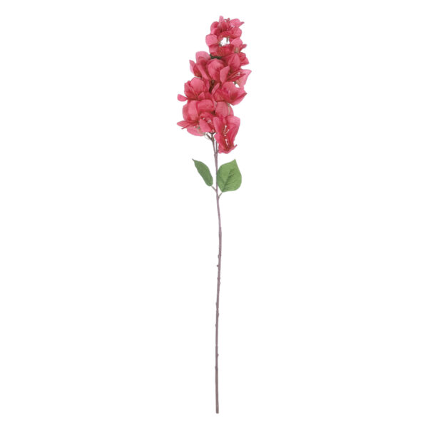 GloboStar® Artificial Garden BOUGAUVILLEA BRANCH 20658 Τεχνητό Διακοσμητικό Κλαδί Μπουκανβίλιας Φουξ Y80cm