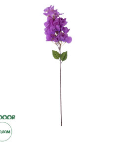 GloboStar® Artificial Garden BOUGAUVILLEA BRANCH 20661 Τεχνητό Διακοσμητικό Κλαδί Μπουκανβίλιας Μωβ Y80cm