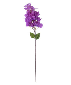 GloboStar® Artificial Garden BOUGAUVILLEA BRANCH 20661 Τεχνητό Διακοσμητικό Κλαδί Μπουκανβίλιας Μωβ Y80cm