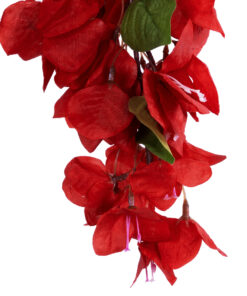 GloboStar® Artificial Garden BOUGAUVILLEA BRANCH 20662 Τεχνητό Διακοσμητικό Κλαδί Μπουκανβίλιας Κόκκινο Κεραμιδί Y80cm