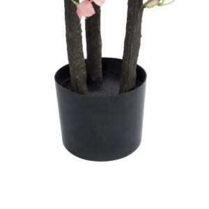 GloboStar® Artificial Garden BOUGAUVILLEA PLANT 20671 Τεχνητό Διακοσμητικό Φυτό με Ανθη Μπουκανβίλιας Ροζ – Πορτοκαλί Y120cm