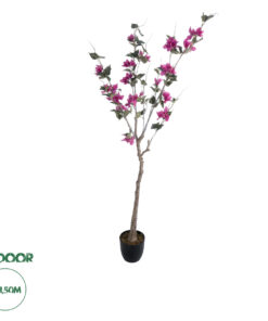 GloboStar® Artificial Garden BOUGAUVILLEA 20675 Τεχνητό Διακοσμητικό Φυτό με Ανθη Μπουκανβίλιας Φουξ Υ150cm