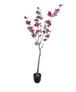 GloboStar® Artificial Garden BOUGAUVILLEA 20675 Τεχνητό Διακοσμητικό Φυτό με Ανθη Μπουκανβίλιας Φουξ Υ150cm