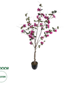 GloboStar® Artificial Garden BOUGAUVILLEA 20676 Τεχνητό Διακοσμητικό Φυτό με Ανθη Μπουκανβίλιας Φουξ Υ180cm