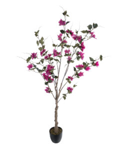 GloboStar® Artificial Garden BOUGAUVILLEA 20676 Τεχνητό Διακοσμητικό Φυτό με Ανθη Μπουκανβίλιας Φουξ Υ180cm