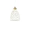 IDEAL LUX Κρεμαστό Φωτιστικό LUGANO 1xE27 Λευκού Χρώματος – 206820