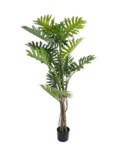 GloboStar® Artificial Garden PHILODENDRON 20684 Τεχνητό Διακοσμητικό Φυτό Φυλλόδενδρο Υ150cm