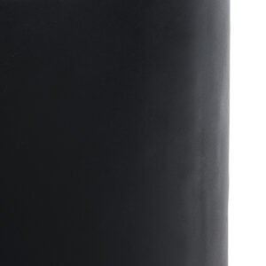 GloboStar® Artificial Garden PUEBLA 20699 Διακοσμητικό Πολυεστερικό Τσιμεντένιο Κασπώ Γλάστρα – Flower Pot Μαύρο Φ51 x Υ56cm