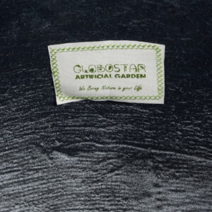 GloboStar® Artificial Garden TIJUANA 20704 Διακοσμητικό Πολυεστερικό Τσιμεντένιο Κασπώ Γλάστρα – Flower Pot Μαύρο Φ82 x Υ90cm