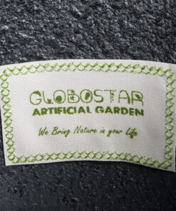 GloboStar® Artificial Garden NASHVILLE 20715 Επιδαπέδιο Πολυεστερικό Τσιμεντένιο Κασπώ Γλάστρα – Flower Pot Μαύρο Φ35 x Υ85cm