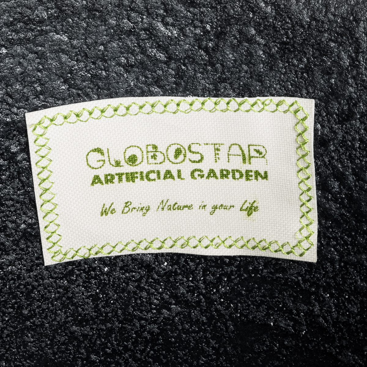 GloboStar® Artificial Garden OLYMPIA 20718 Επιδαπέδιο Πολυεστερικό Τσιμεντένιο Κασπώ Γλάστρα – Flower Pot Μαύρο Φ55 x Υ90cm