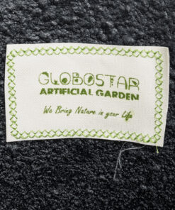 GloboStar® Artificial Garden OLYMPIA 20719 Επιδαπέδιο Πολυεστερικό Τσιμεντένιο Κασπώ Γλάστρα – Flower Pot Μαύρο Φ55 x Υ60cm