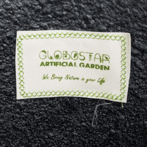 GloboStar® Artificial Garden OLYMPIA 20719 Επιδαπέδιο Πολυεστερικό Τσιμεντένιο Κασπώ Γλάστρα – Flower Pot Μαύρο Φ55 x Υ60cm