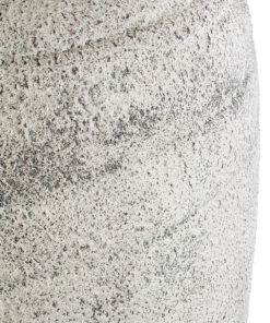 GloboStar® Artificial Garden IRISH 20720 Επιδαπέδιο Πολυεστερικό Τσιμεντένιο Κασπώ Γλάστρα – Flower Pot Μπεζ με Γκρι Φ55 x Υ120cm