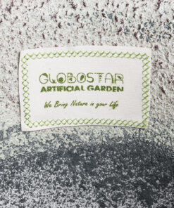 GloboStar® Artificial Garden IRISH 20720 Επιδαπέδιο Πολυεστερικό Τσιμεντένιο Κασπώ Γλάστρα – Flower Pot Μπεζ με Γκρι Φ55 x Υ120cm