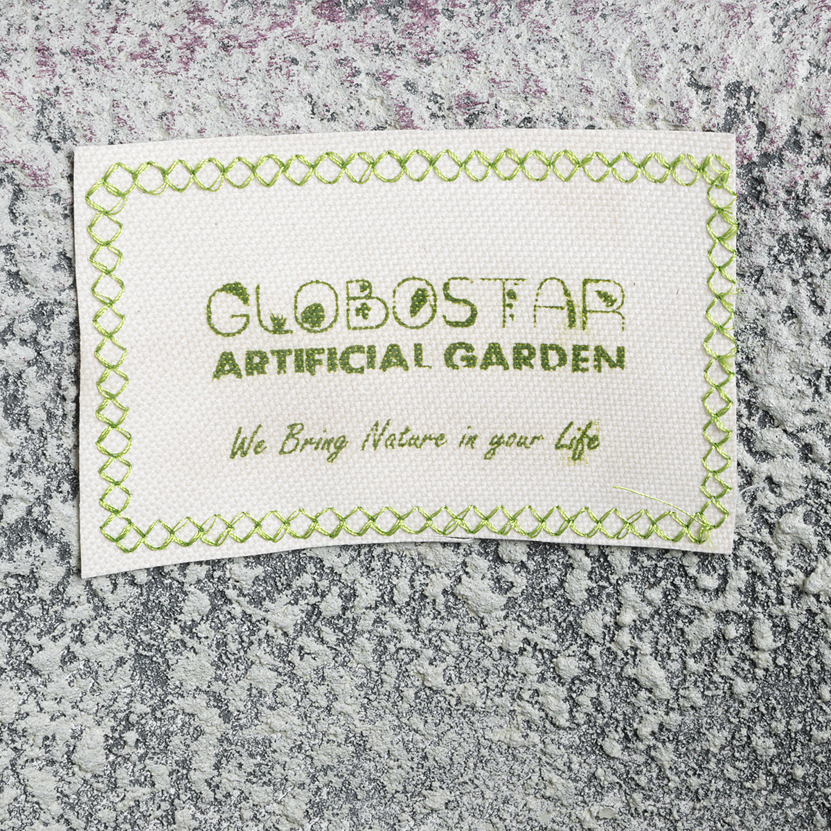 GloboStar® Artificial Garden IRISH 20721 Επιδαπέδιο Πολυεστερικό Τσιμεντένιο Κασπώ Γλάστρα – Flower Pot Λευκό με Μπεζ Φ55 x Υ90cm