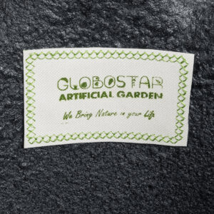 GloboStar® Artificial Garden GENOVA 20724 Επιδαπέδιο Πολυεστερικό Τσιμεντένιο Κασπώ Γλάστρα – Flower Pot Μαύρο Φ40 x Υ90cm