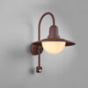 Φωτιστικό Τοίχου Trio Lighting   E27 Σκουριά Αλουμίνιο   IP44 207269124