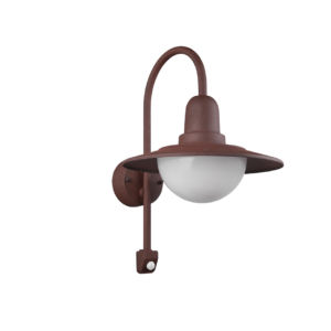Φωτιστικό Τοίχου Trio Lighting   E27 Σκουριά Αλουμίνιο   IP44 207269124