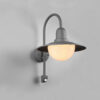 Φωτιστικό Τοίχου Trio Lighting   E27 Ανθρακί Αλουμίνιο   IP44 207269142