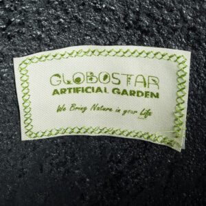 GloboStar® Artificial Garden BOLOGNA 20727 Επιδαπέδιο Πολυεστερικό Τσιμεντένιο Κασπώ Γλάστρα – Flower Pot Μαύρο Φ45 x Υ90cm