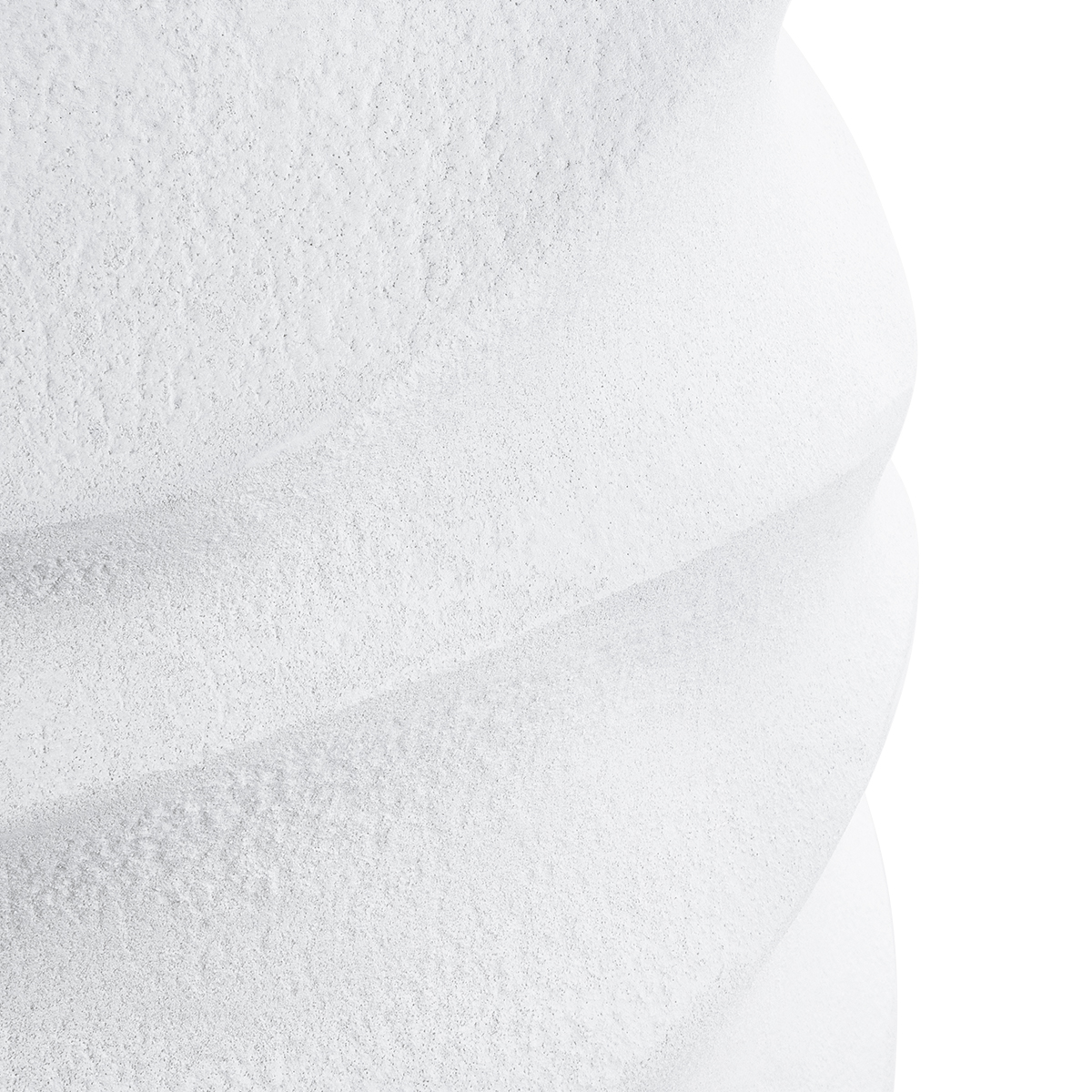 GloboStar® Artificial Garden PORTOFINO 20730 Επιδαπέδιο Πολυεστερικό Τσιμεντένιο Κασπώ Γλάστρα – Flower Pot Λευκό Φ50 x Υ80cm