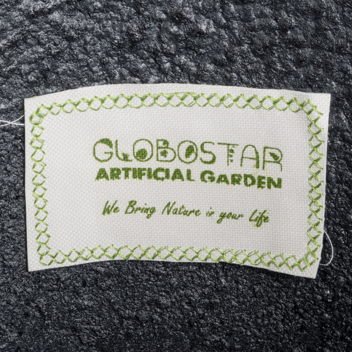 GloboStar® Artificial Garden MATERA 20733 Επιδαπέδιο Πολυεστερικό Τσιμεντένιο Κασπώ Γλάστρα – Flower Pot Μαύρο Φ42 x Υ120cm